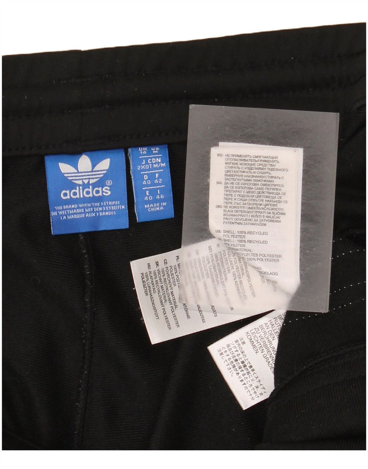 Pantaloni da tuta da donna Adidas UK 14 Large Nero Poliestere