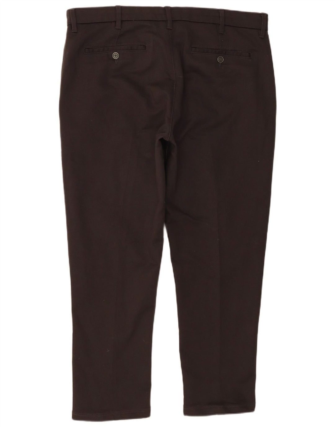 Pantaloni chino slim da uomo Marks & Spencer W38 L29 cotone grigio