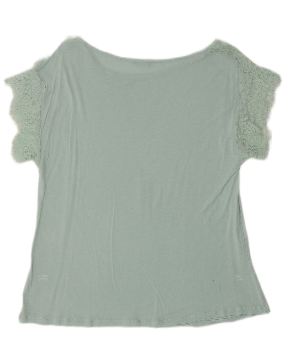 BENETTON Womens Blouse Top UK 14 Medium Green