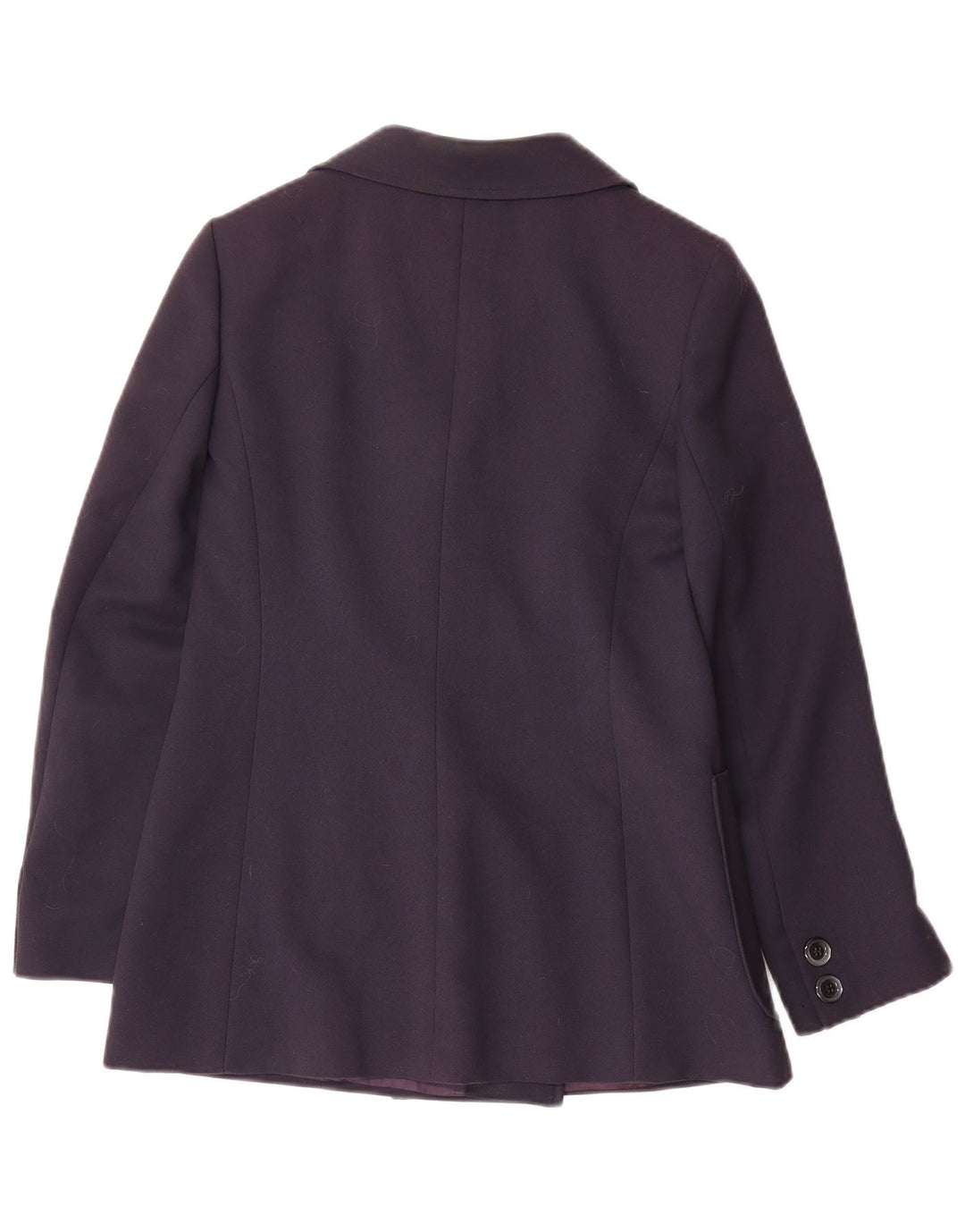 Giacca blazer doppiopetto vintage da donna IT 42 blu navy medio