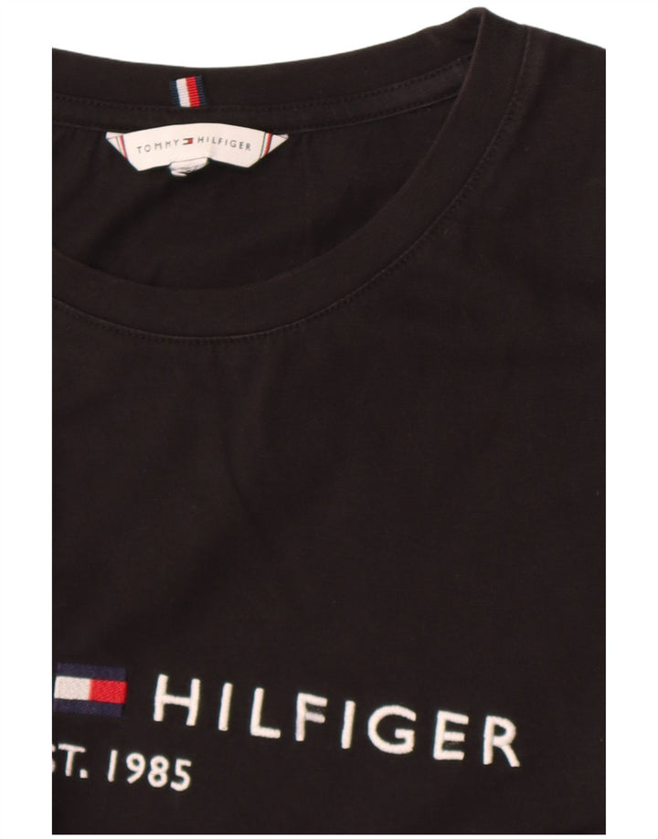 Maglietta grafica da uomo Tommy Hilfiger Top XL Nera