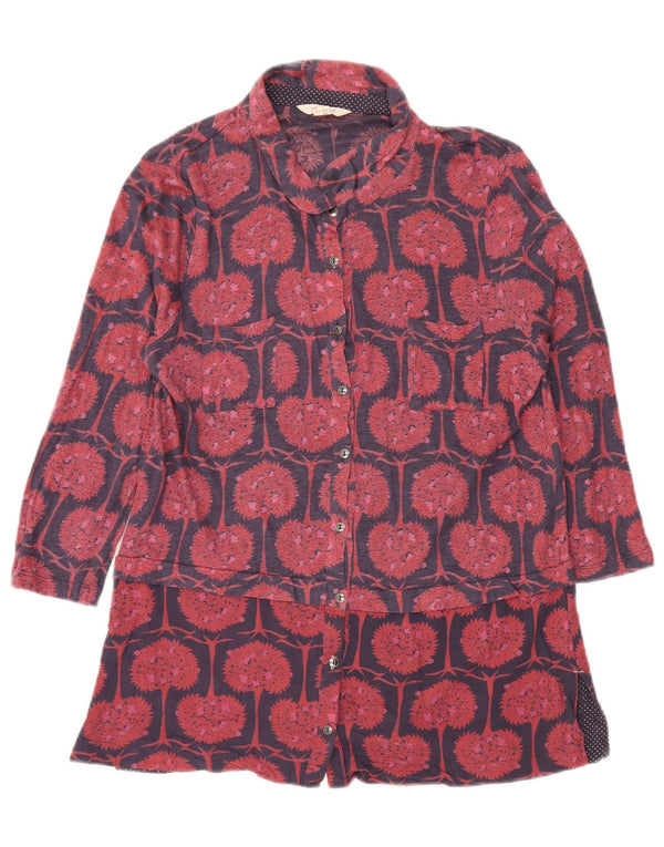 Camicetta a camicia lunga da donna di White Stuff UK 14 Large Blu Navy