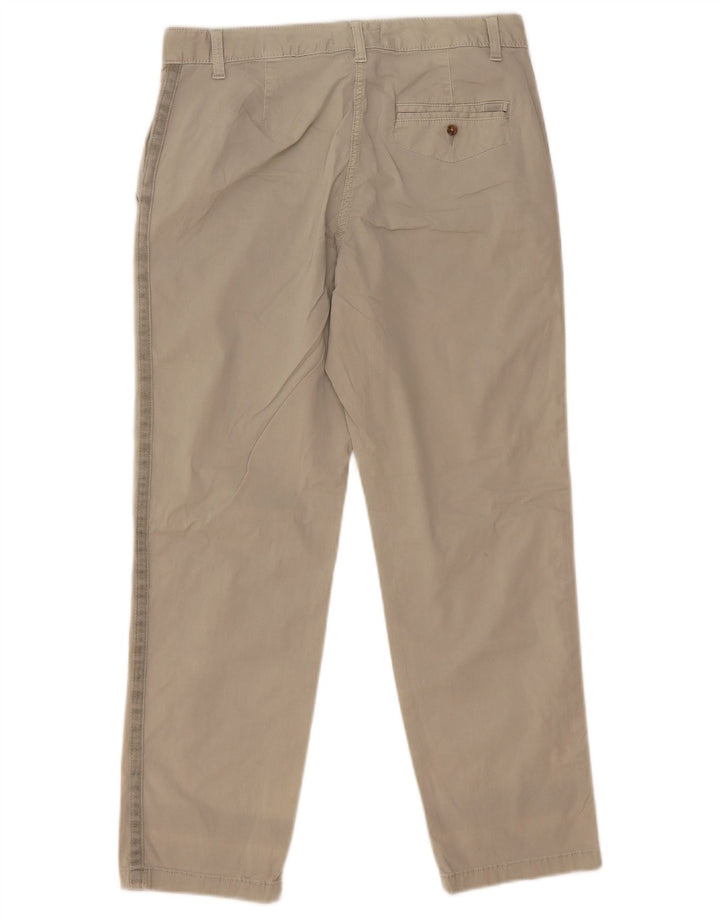 Pantaloni chino dritti da donna Marks & Spencer UK 12 Medium W30 L26 Grigio