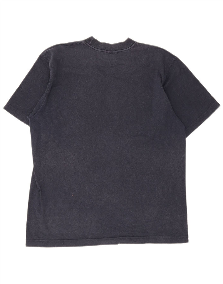 T-shirt grafica da uomo Champion Top medio blu navy