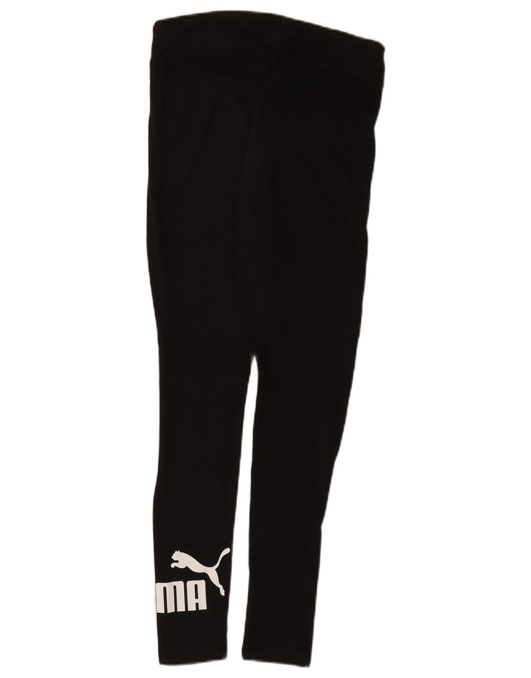 Leggings grafici da donna Puma UK 8 piccoli cotone nero
