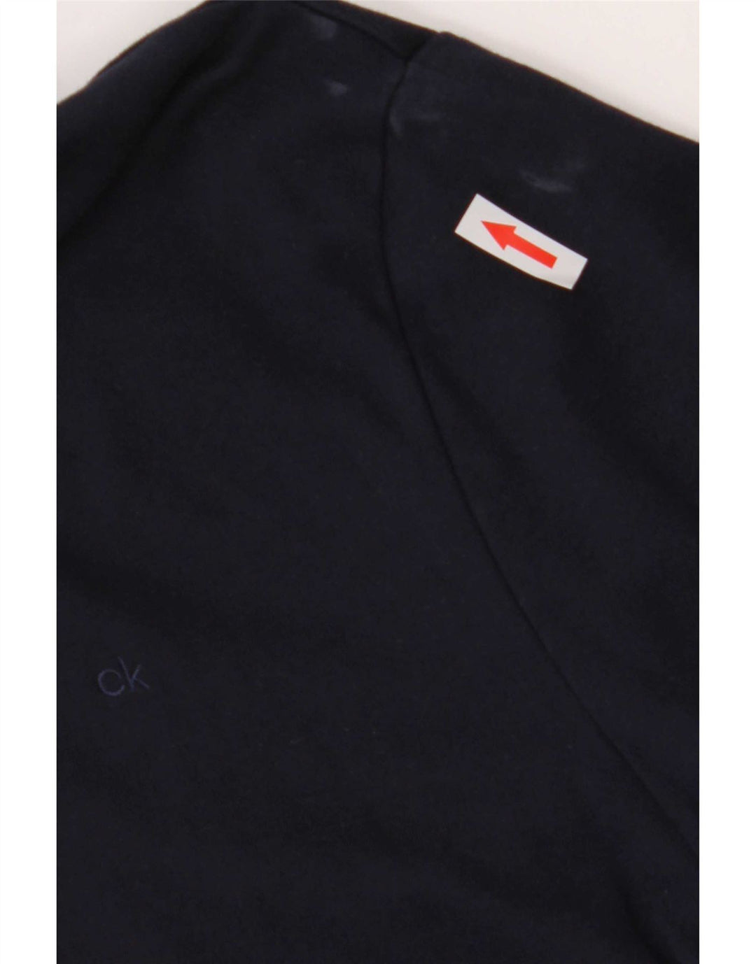 Polo da uomo Calvin Klein media cotone blu navy