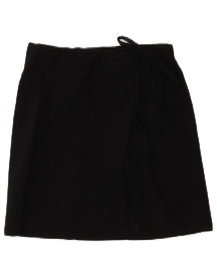 Minigonna da donna Topshop UK 10 piccola W26 viscosa nera