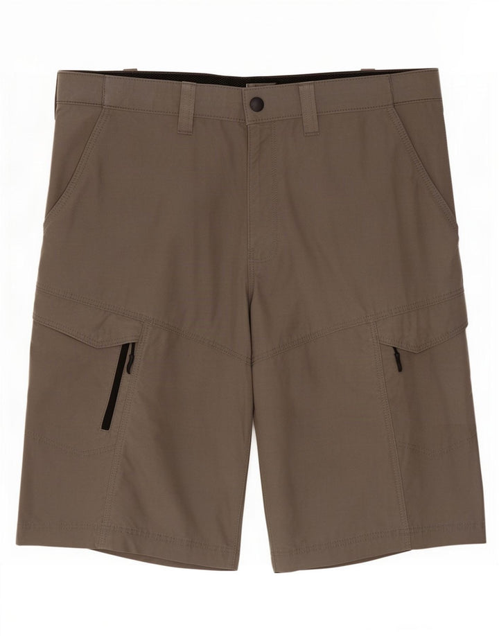 Pantaloncini cargo da uomo Marks & Spencer grandi W36 in cotone grigio