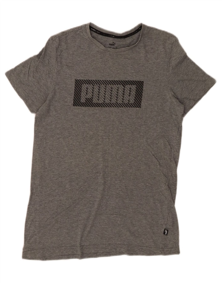 Maglietta grafica PUMA per ragazzi 15-16 anni XL Grigia