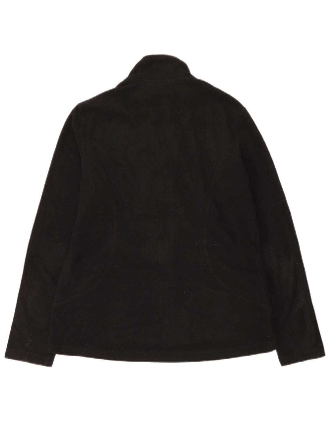 Giacca in pile da donna Marks & Spencer UK 12 poliestere nero medio