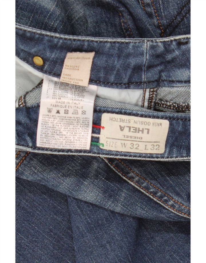 Jeans dritti Lhela da donna Diesel W32 L32 cotone blu