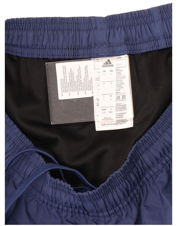 Pantaloncini sportivi Adidas da uomo Arsenal grandi in poliestere blu navy