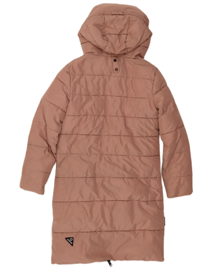 Cappotto imbottito oversize con cappuccio da donna KHUJO UK 6 XS poliestere rosa