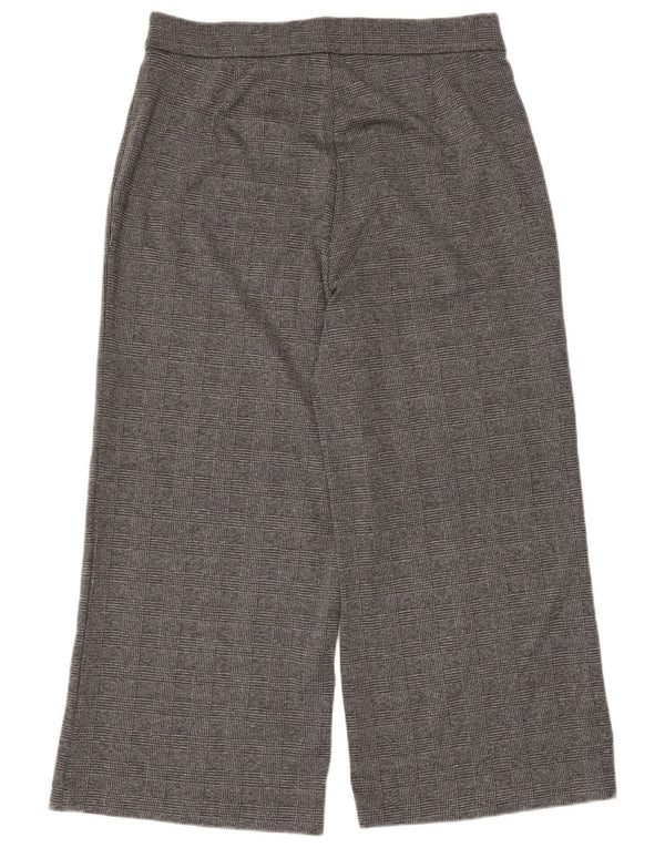 Pantaloni corti da donna Marks & Spencer UK 16 Large W34 L24 a quadri grigi