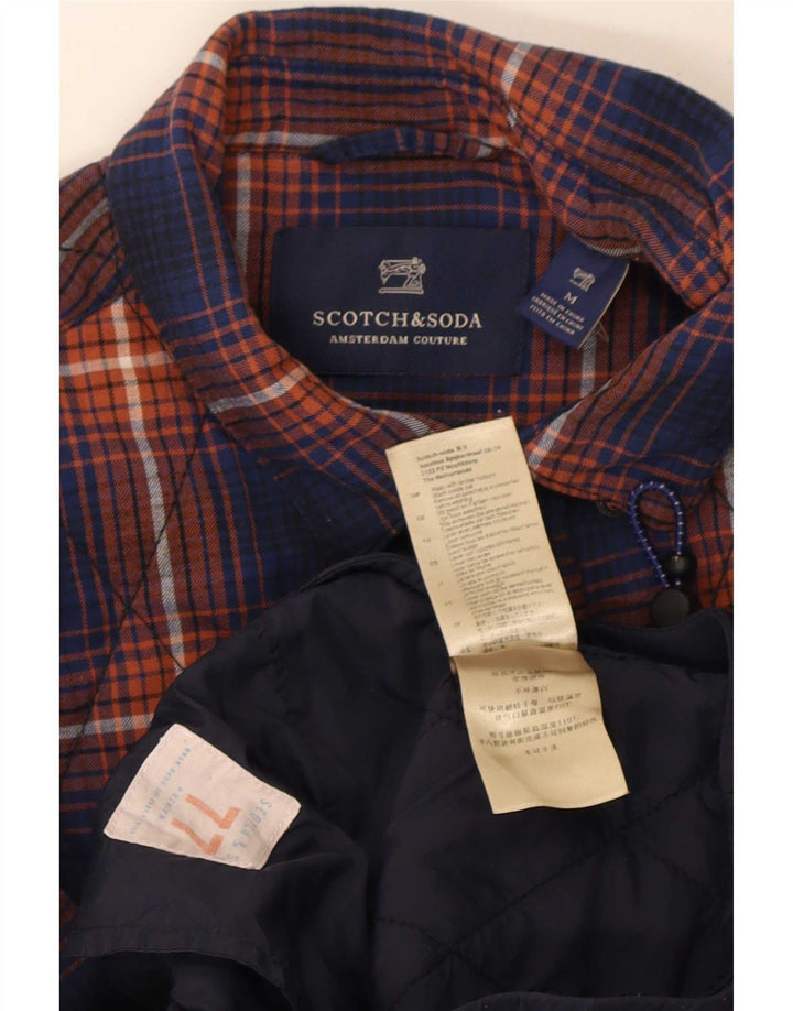 Camicia in flanella da boscaiolo da uomo Scotch & Soda, motivo a quadri multicolore medio