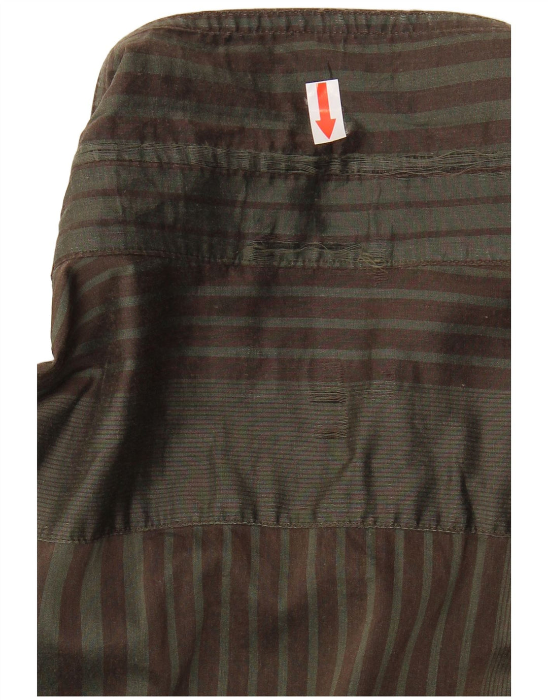 Camicia Uomo Trussardi Jeans 3XL Cotone Rigato Kaki