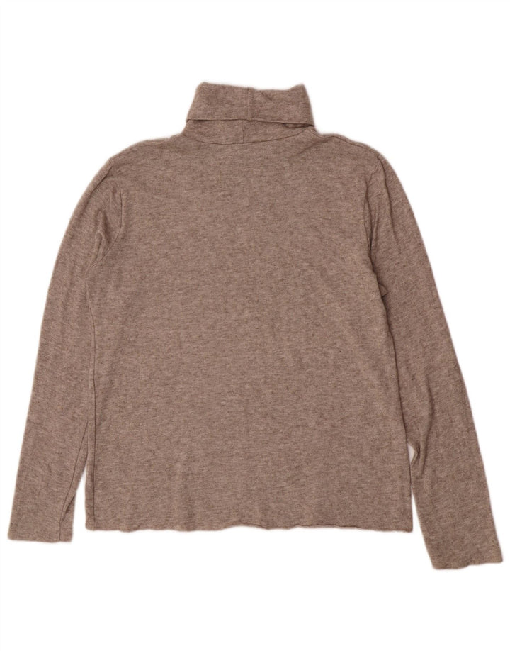 Top Zara da donna con collo alto e camicetta UK 18 XL Marrone