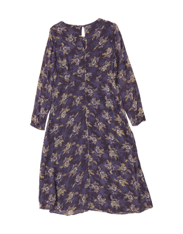 Abito lungo da donna White Stuff UK 12 Boemia floreale medio multicolore