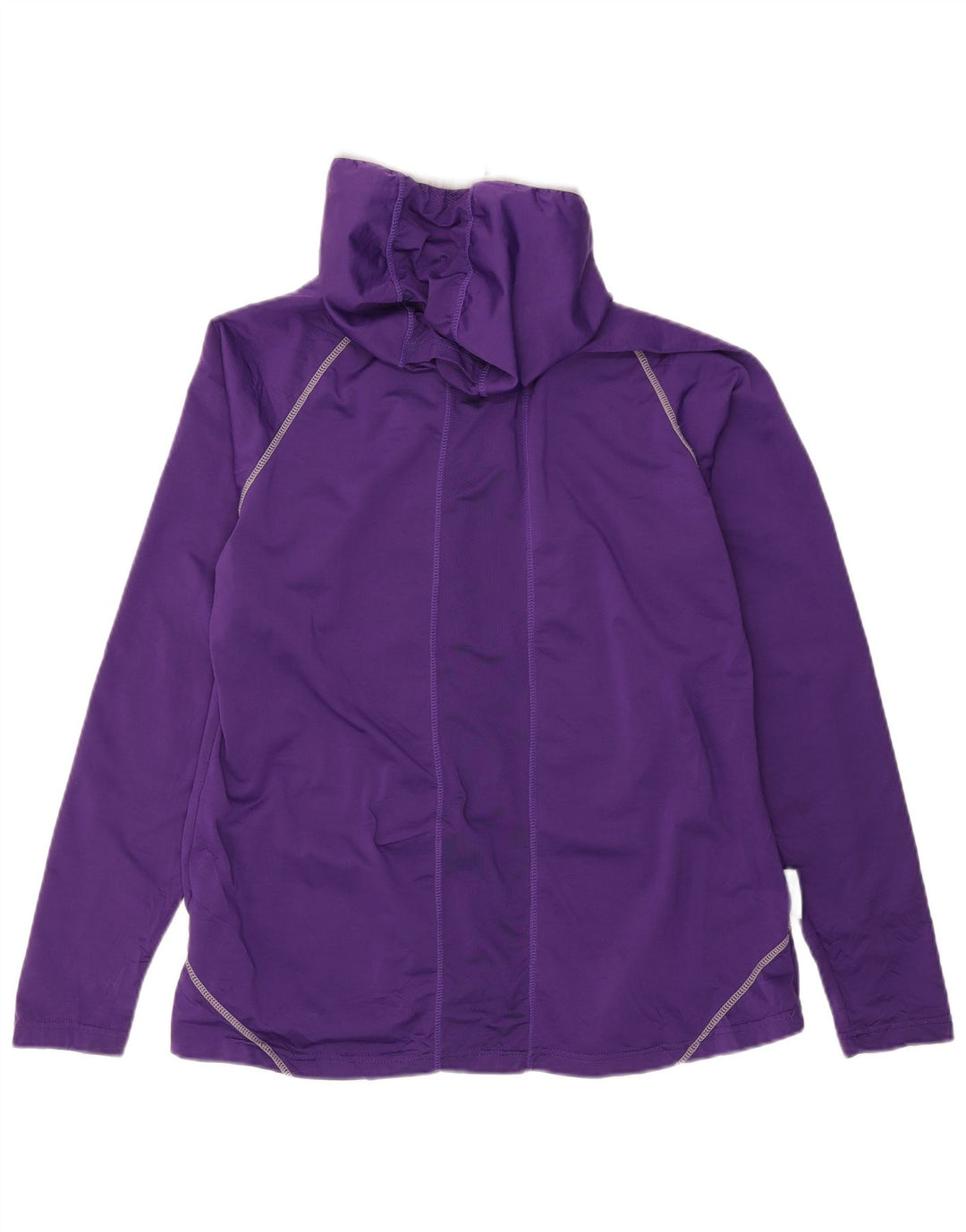 Mountain Warehouse Maglia da uomo con cappuccio, zip e collo a maniche lunghe Viola medio