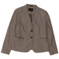 Giacca blazer da donna a 2 bottoni Massimo Dutti EU 44 XL pied de poule nero