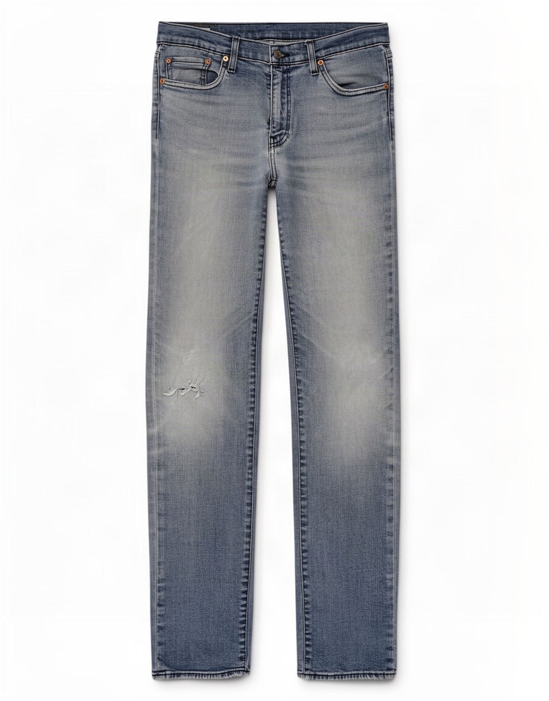 Jeans Levi's Uomo 511 Slim Distressed W34 L36 Cotone Blu