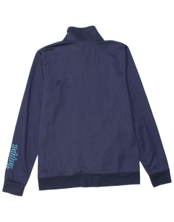 Giacca da tuta da donna Kappa UK 12 Medium Navy Blue Colourblock