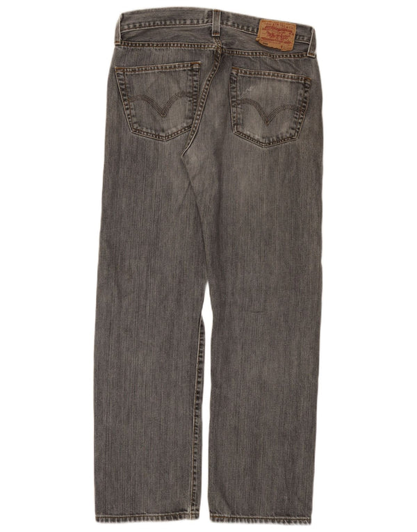 Levi's Uomo 501 Jeans dritti W33 L30 Grigi