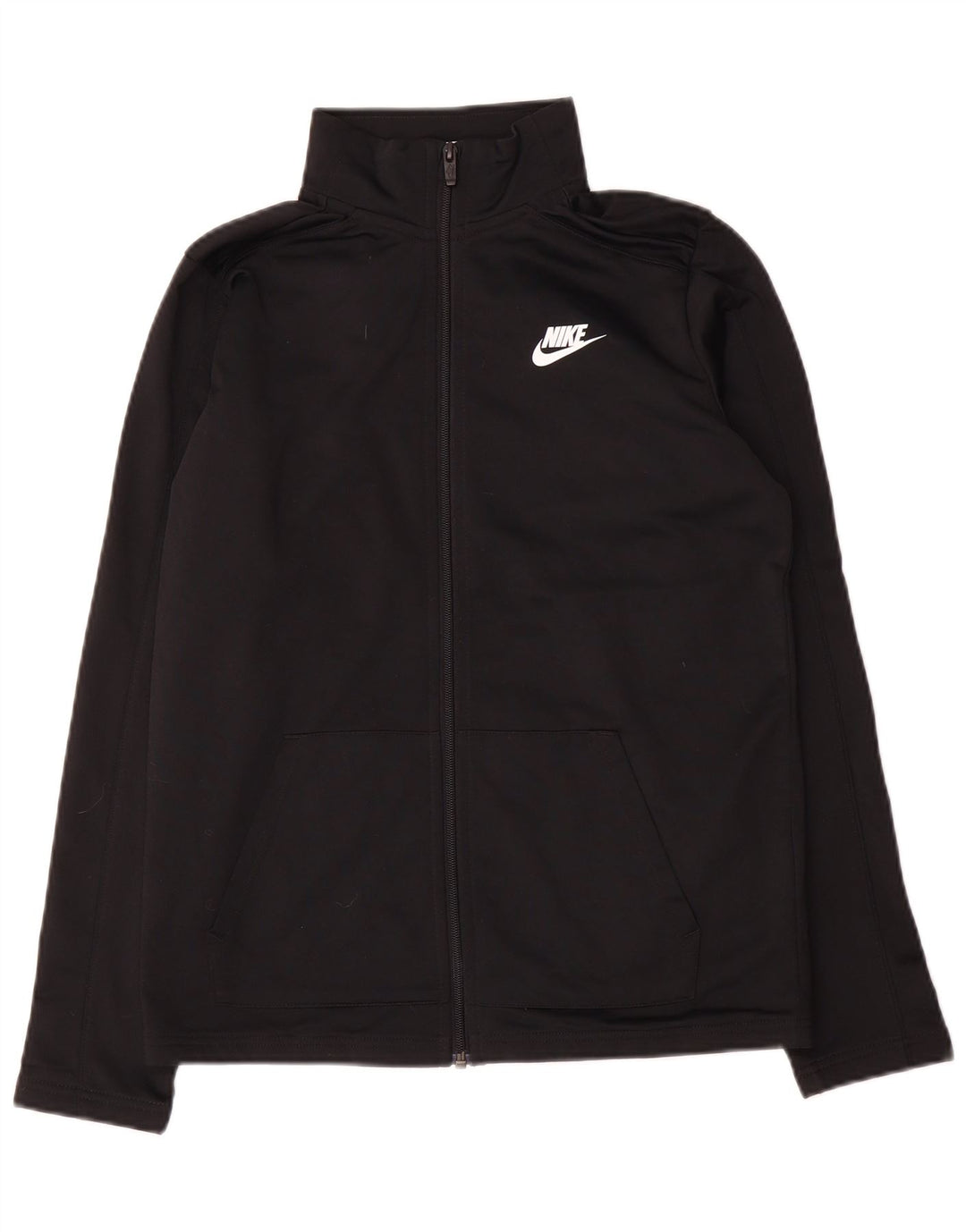 Giacca superiore della tuta da ragazzo Nike 13-14 anni XL poliestere nero