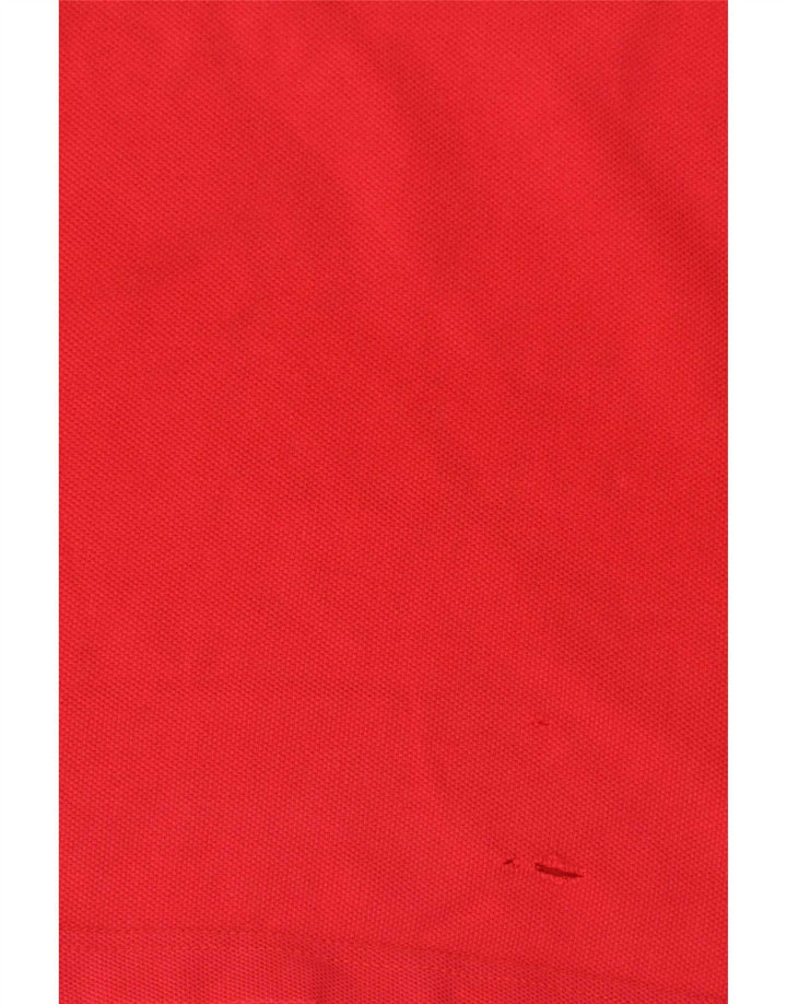 Polo da uomo Tommy Hilfiger in cotone rosso medio