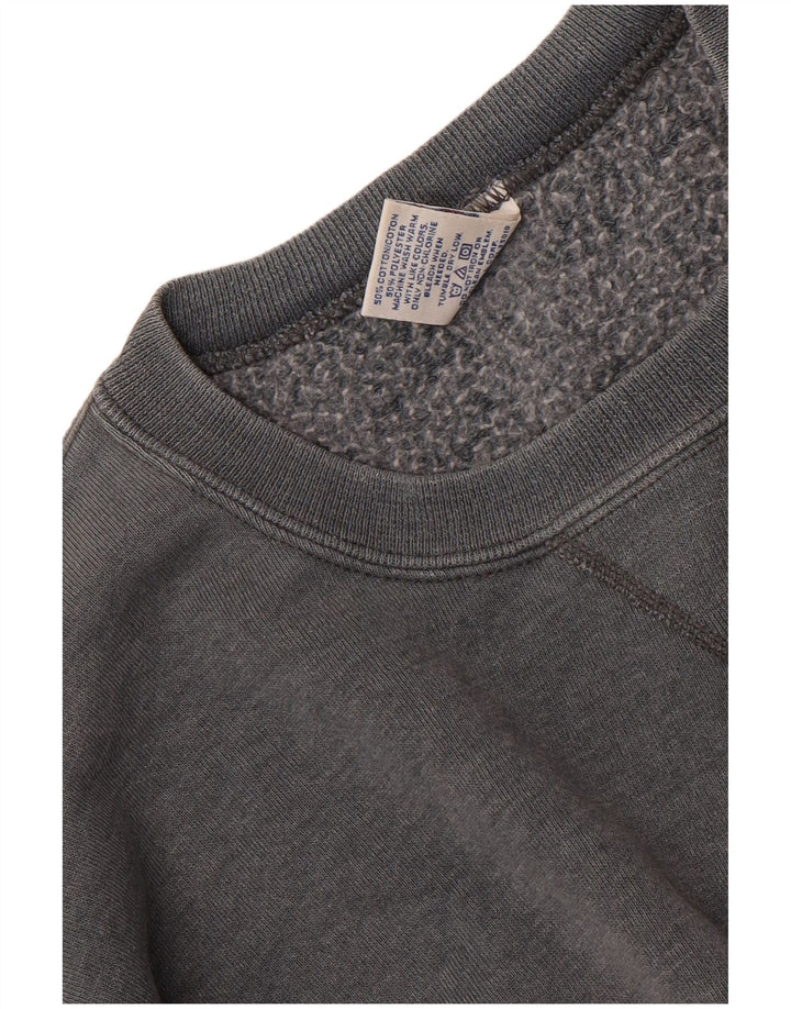 Felpa da uomo Russell Athletic, in cotone grigio medio