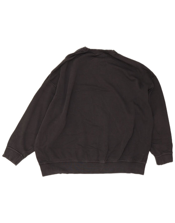 Felpa Nike da uomo dal taglio ampio, piccola, in cotone nero