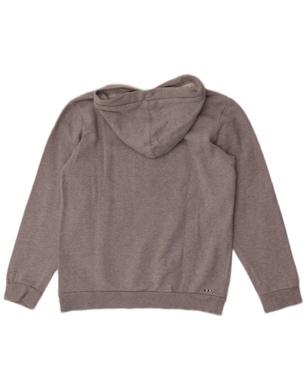 Maglione con cappuccio con grafica geografica Napapijri per ragazzi 13-14 anni Grigio chiazzato