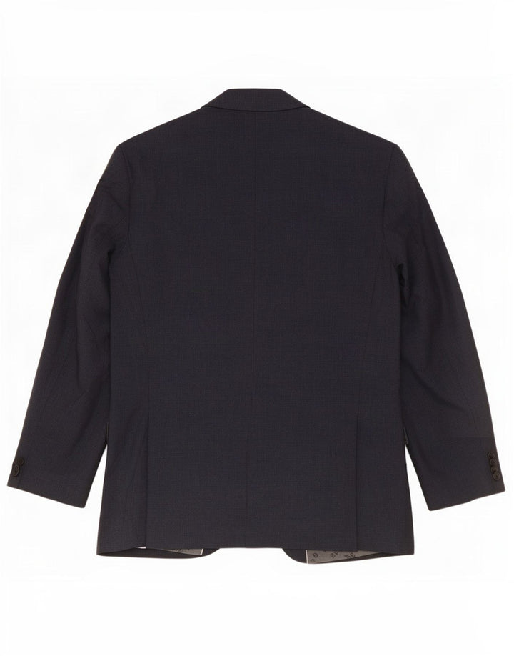 Giacca blazer da uomo a 2 bottoni Hugo Boss UK 52 XL Lana blu navy