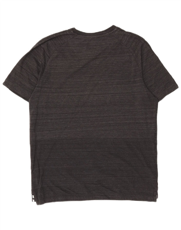 NIKE Mens T-Shirt Top Medium Black Flecked Cotton