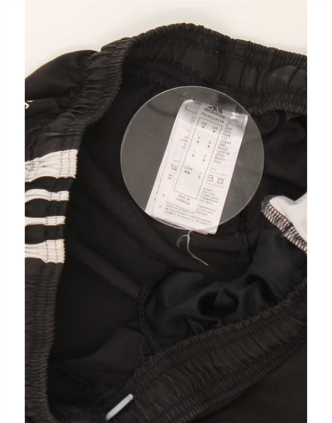 Pantaloncini sportivi Adidas Aeroready Graphic da uomo in poliestere nero medio