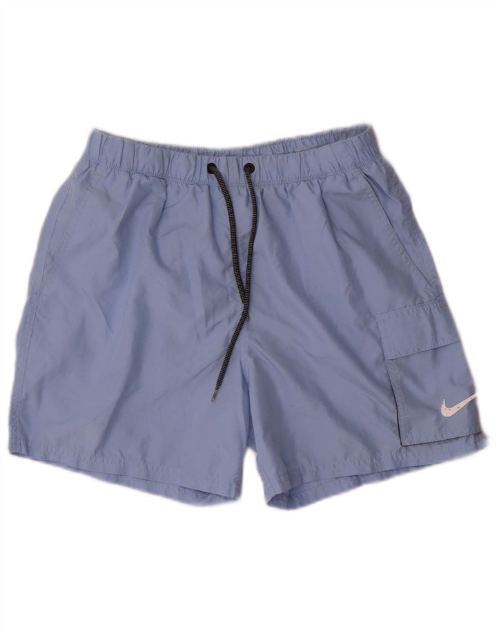 Pantaloncini sportivi cargo da uomo Nike piccoli in poliestere blu
