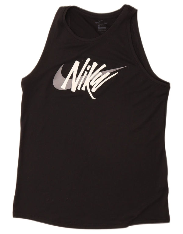 Canotta grafica Nike da donna UK 10 piccola nera