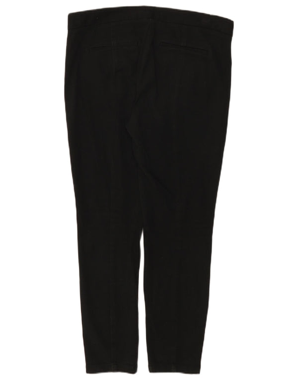 Pantaloni casual super skinny da donna Gap US 10 Large W34 L27 cotone nero