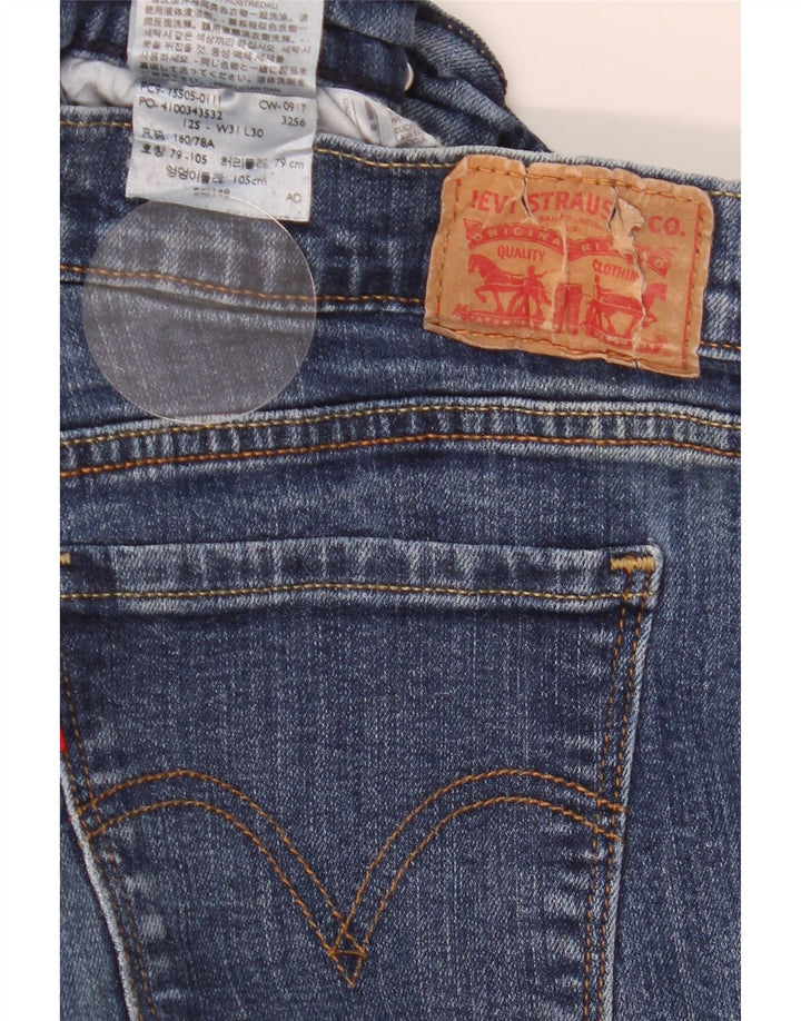 Jeans dritti Levi's 505 da donna W31 L29 cotone blu