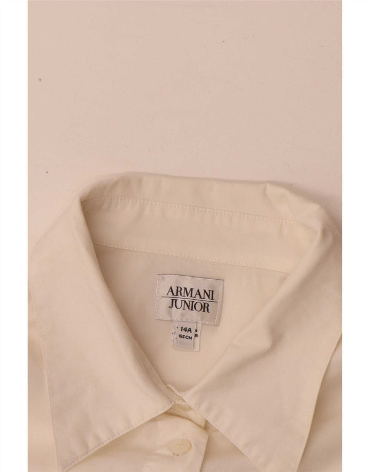 Maglia Armani Junior Bambina 13-14 Anni Cotone Bianca
