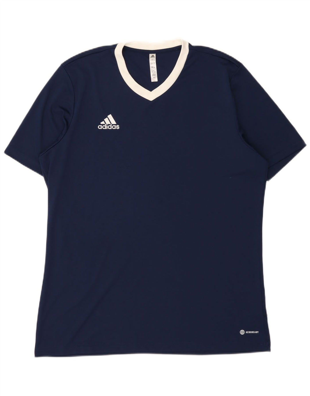 T-shirt Adidas Aeroready da uomo Top XL in poliestere blu navy