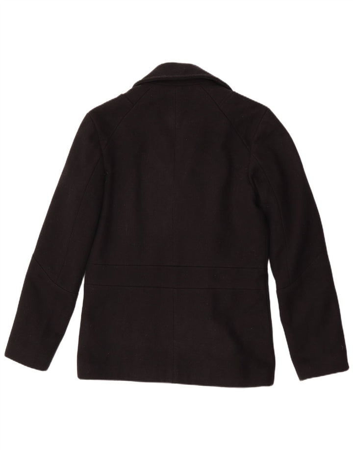 Cappotto da marinaio da uomo Eleven Paris UK 36 piccolo in lana nera