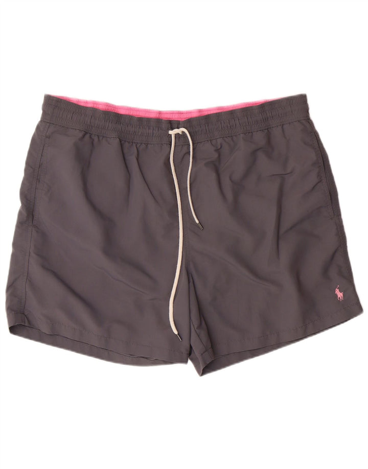POLO RALPH LAUREN Pantaloncini da bagno da uomo 2XL Nylon grigio