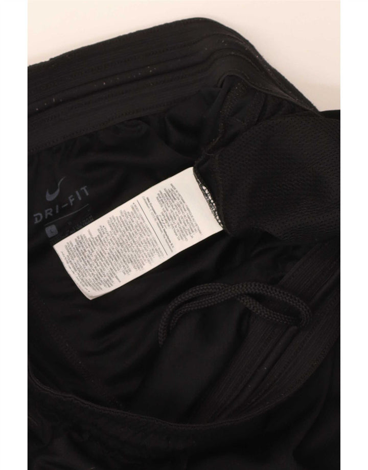 Pantaloncini sportivi Nike Dri Fit Graphic da uomo, grandi, in poliestere nero