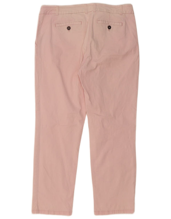 Pantaloni chino dritti da donna Boden UK 12 Medium W32 L27 Cotone rosa