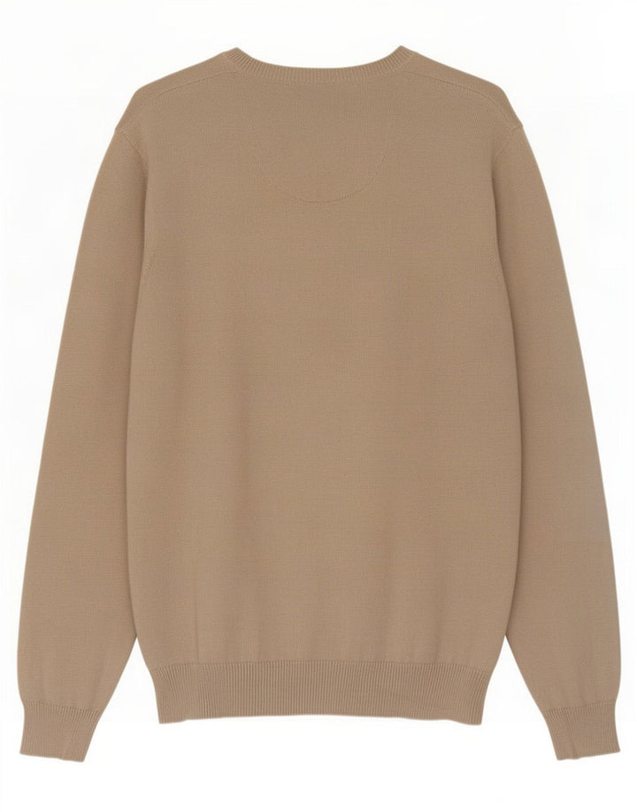 Maglione da uomo con scollo a V blu Harbour Marks & Spencer beige medio