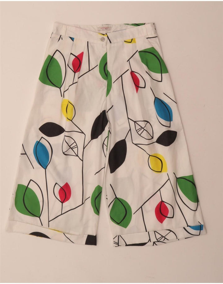 LAURA BIAGIOTTI Pantaloncini casual per bambina 13-14 anni W25 Bianco floreale