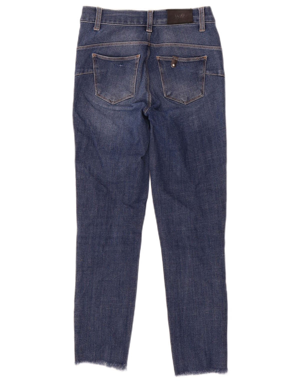 Liu Jo Womens Slim Jeans W24 L25 Blue