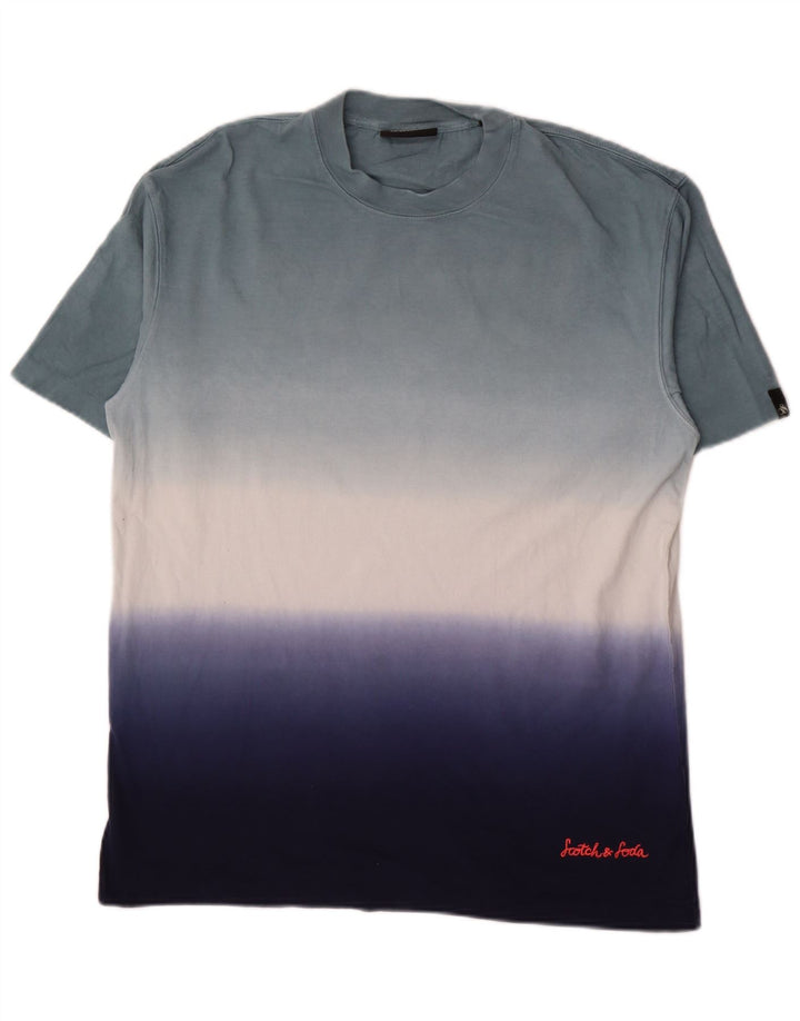 T-shirt da uomo Scotch & Soda Top in cotone tie dye medio multicolore