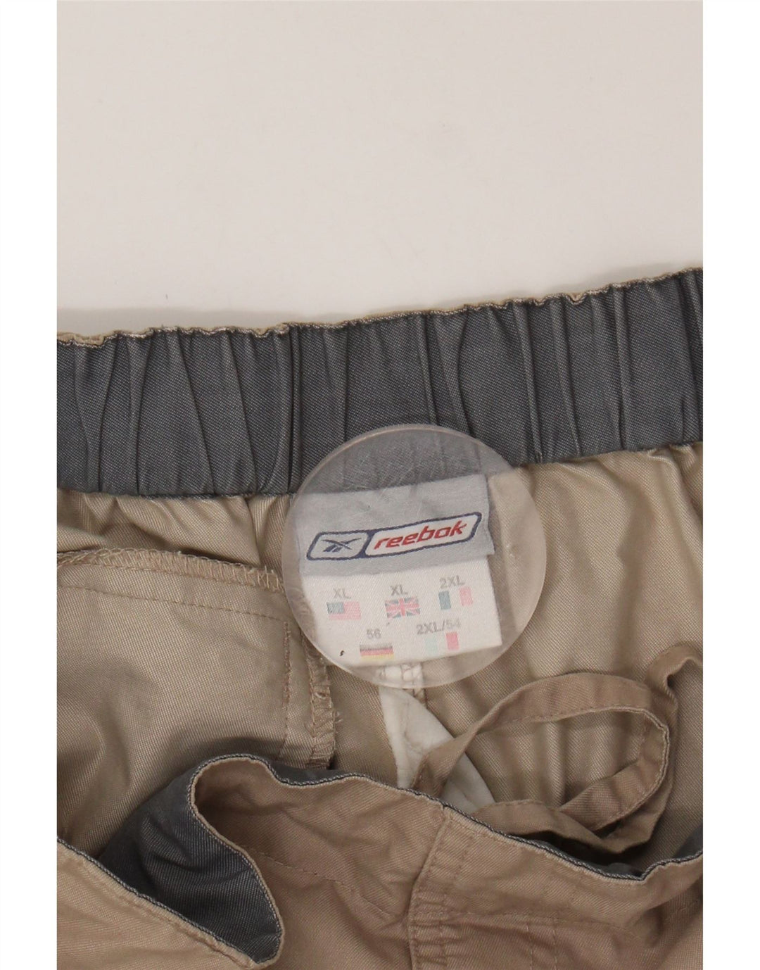 REEBOK Womens Cargo Bermuda Shorts XL W36  Beige